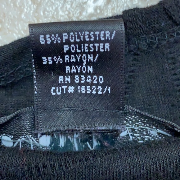 August Silk Black Open Cardigan. Sz Small P - Picture 4 of 5